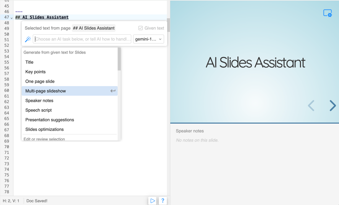 FunBlocks AI Slides AI Assistant