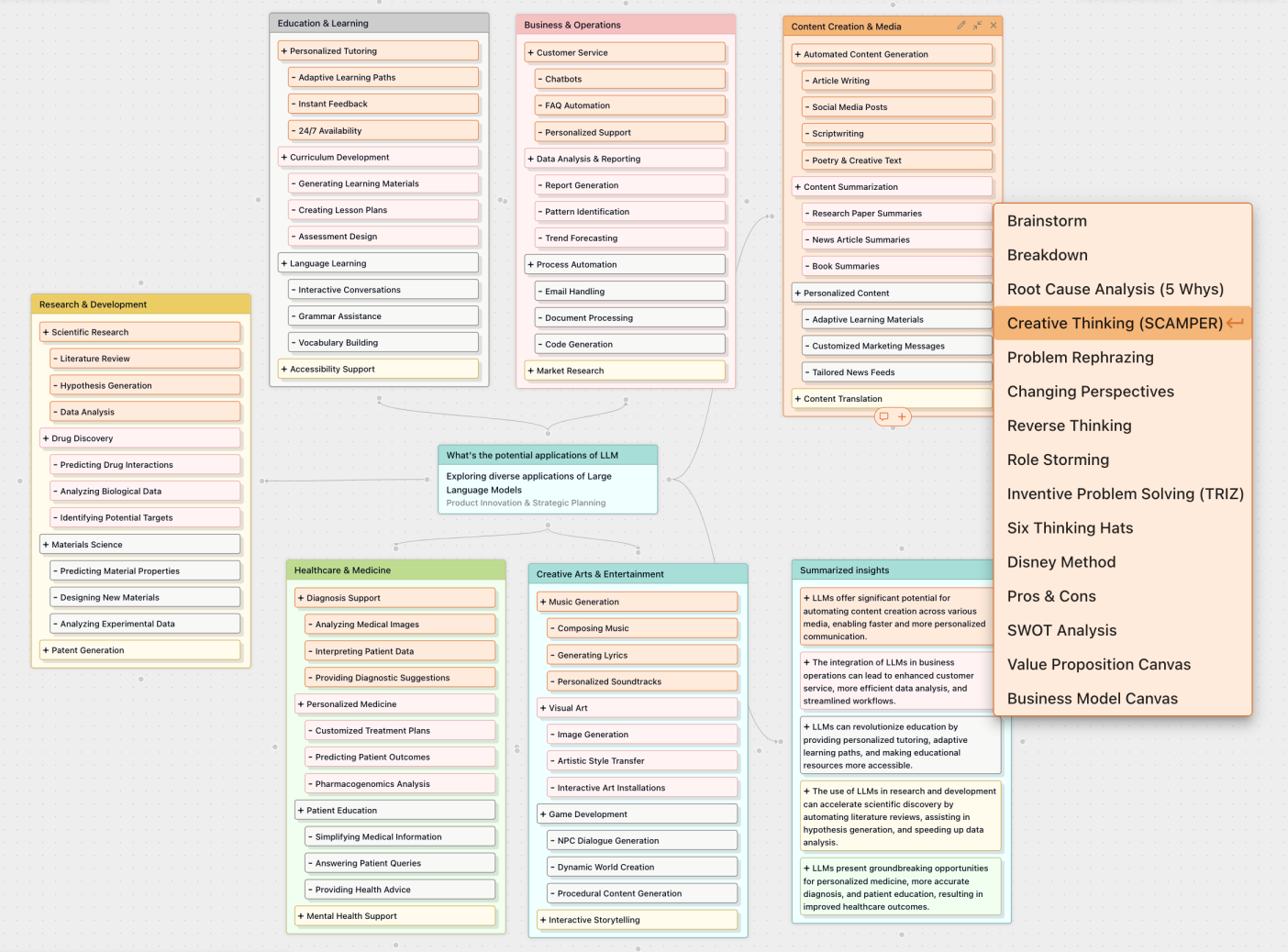MindMax workspace as the flagship thinking engine inside FunBlocks